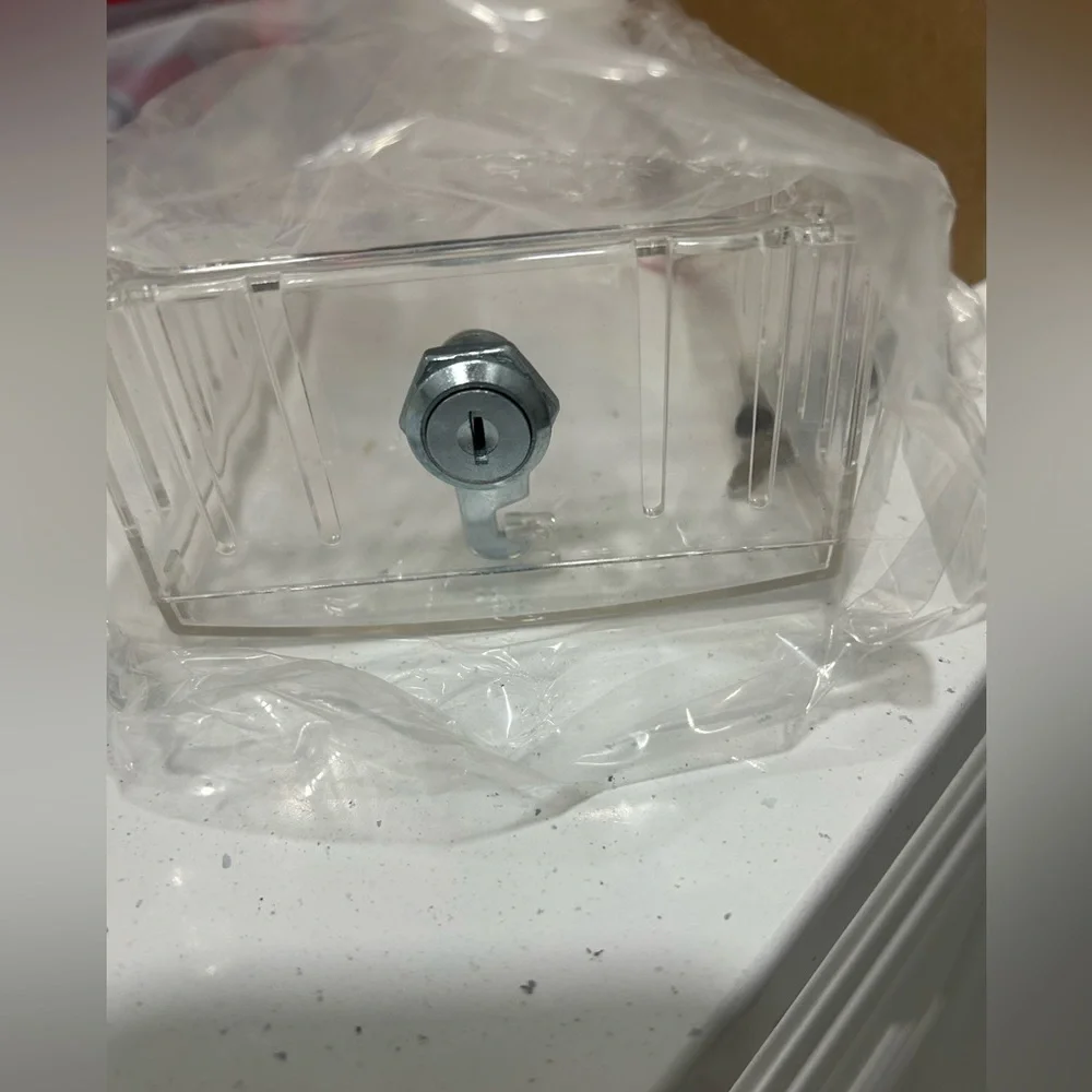 Cover Locking Thermostat Security Clear size 7”x4”